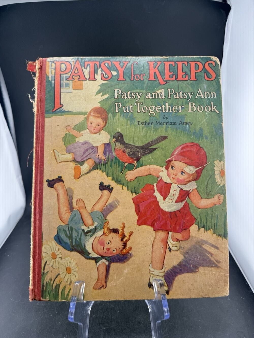 Vtg 1932 Patsy For Keeps Put Together Book Esther Merriam Ames Effanbee Doll Art